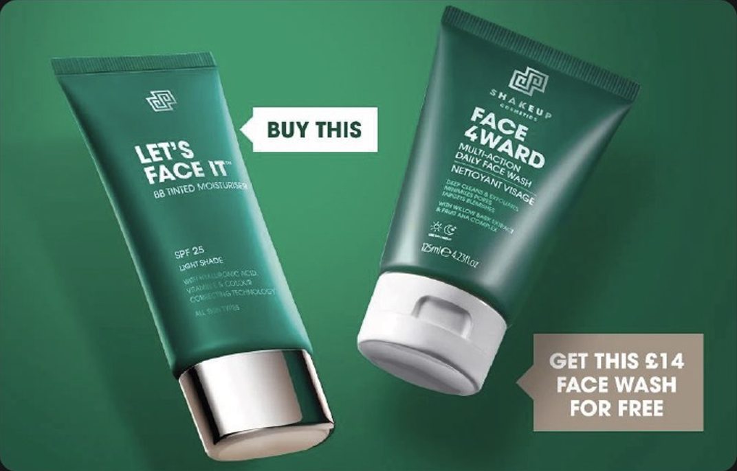 FREE FACE WASH WORTH £14